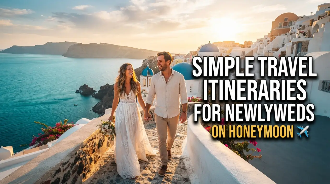 Simple Travel Itineraries for Newlyweds on Honeymoon